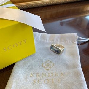 KENDRA SCOTT JEANNE RING ABALONE SIZE 6-LIKE NEW